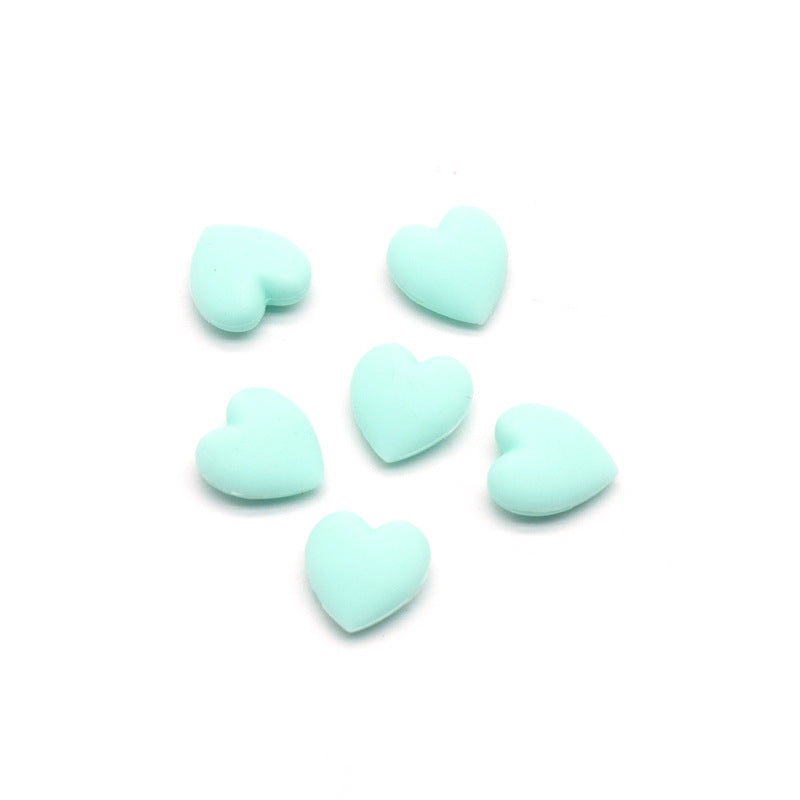 Decorative Heart Shaped Rubber Charms Stornfield