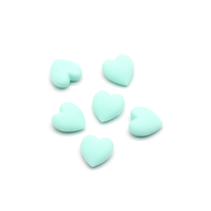 Decorative Heart Shaped Rubber Charms Stornfield