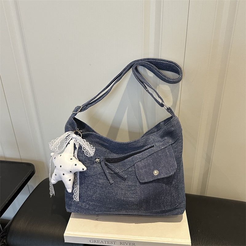 Casual Fabric Shoulder Bag