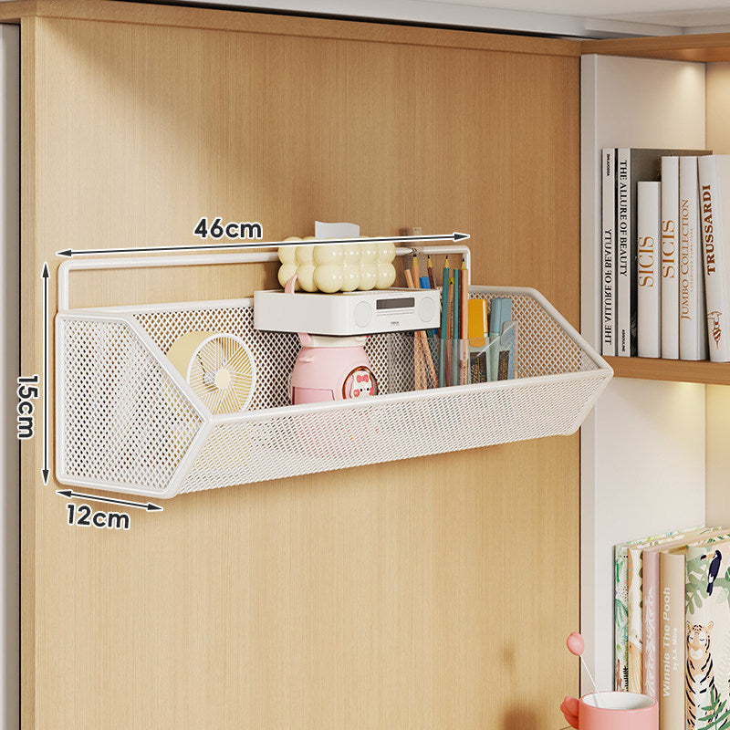 Over-Panel Hanging Mesh Storage Basket Organizer