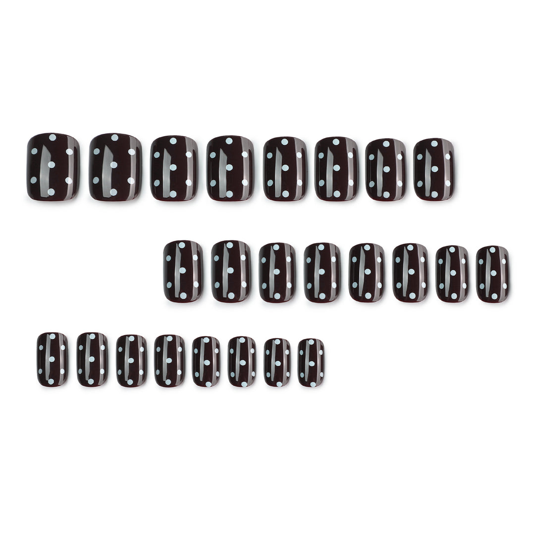 Artful Nail Art with Playful Dot Design Stornfield