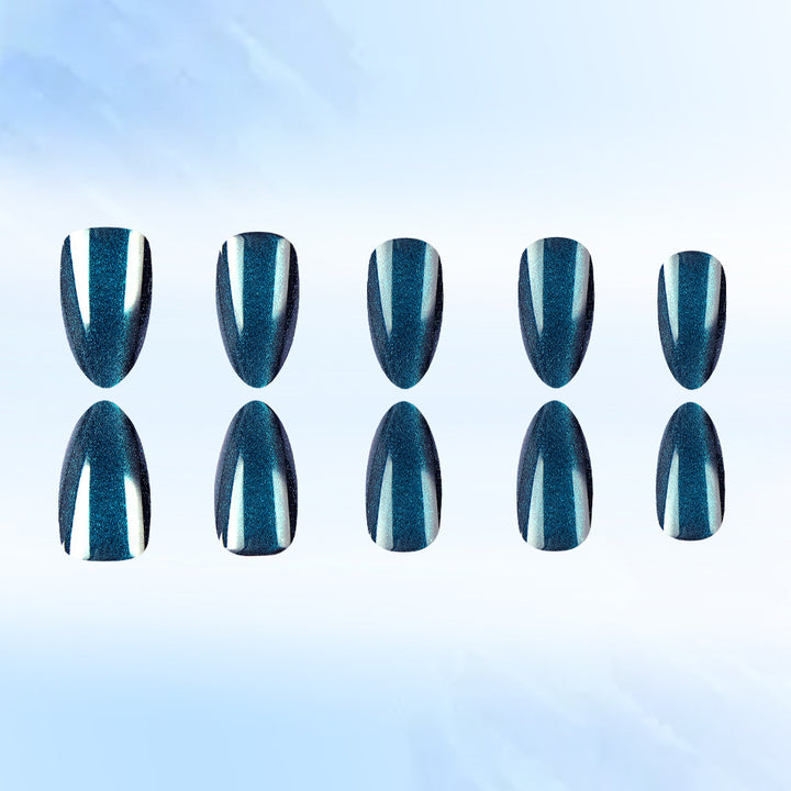 Premium Glossy Stiletto Press-On Nails Stornfield