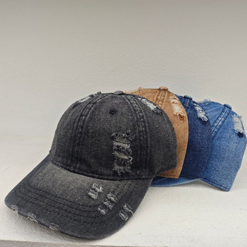 Women's Distressed Casual Denim Baseball Cap Stornfield