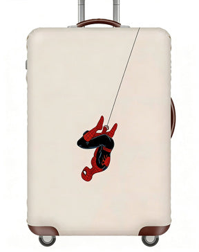 Women's stretchable suitcase cover with rabbit motif, tear-resistant stretch material and openings for handle and wheels Stornfield