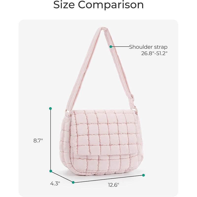Padded shoulder bag with stylish design Stornfield