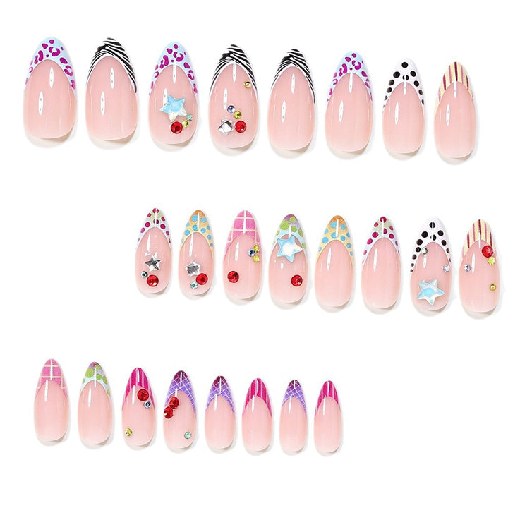 Artistic Themed Press-On Nail Set Stornfield