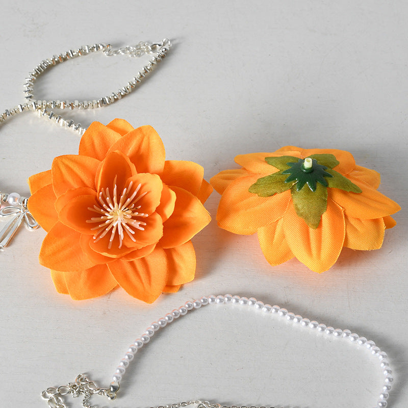 Elegant Silk Floral Hair Accessories