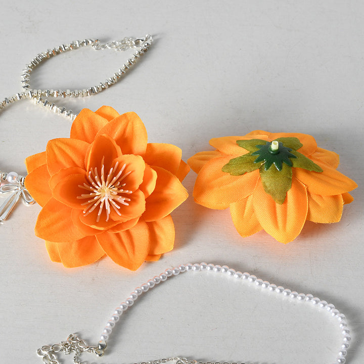 Elegant Silk Floral Hair Accessories