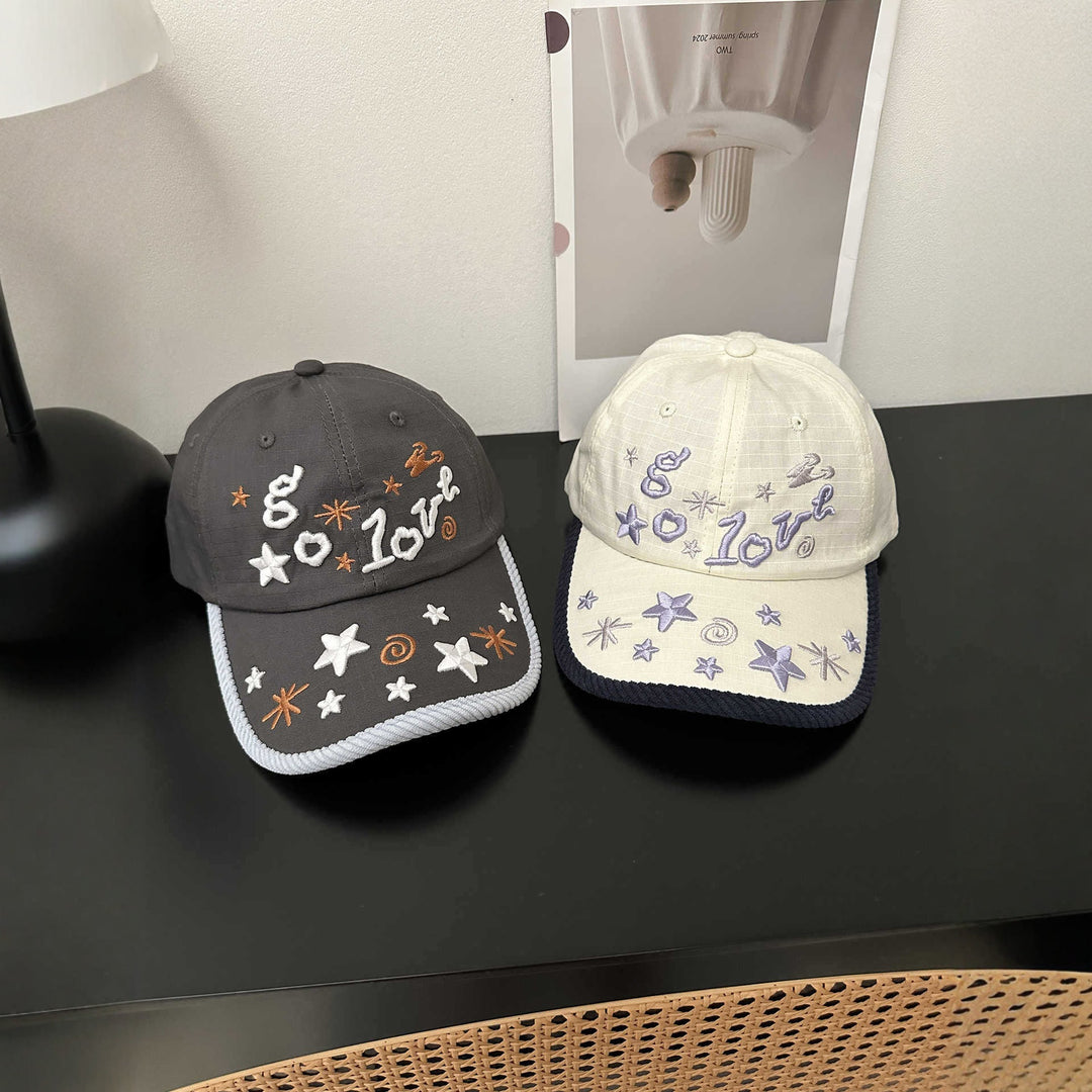 Women's Embroidered Star Pattern Baseball Cap Stornfield
