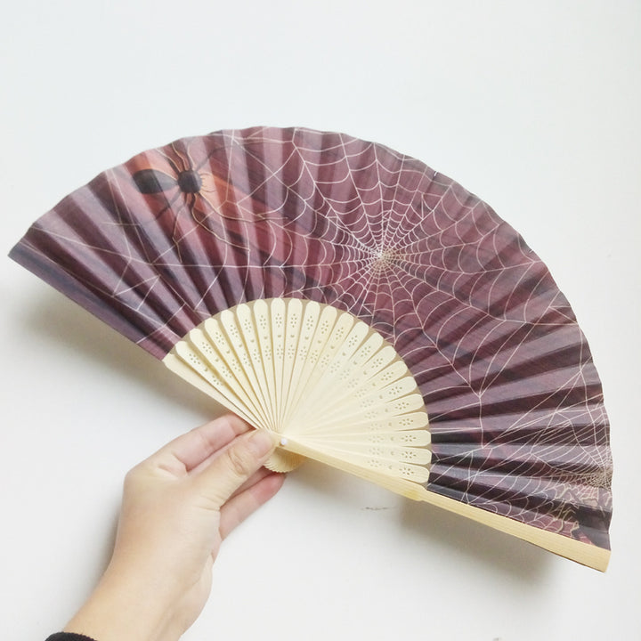 Women's Halloween costume fan with unique lettering Stornfield