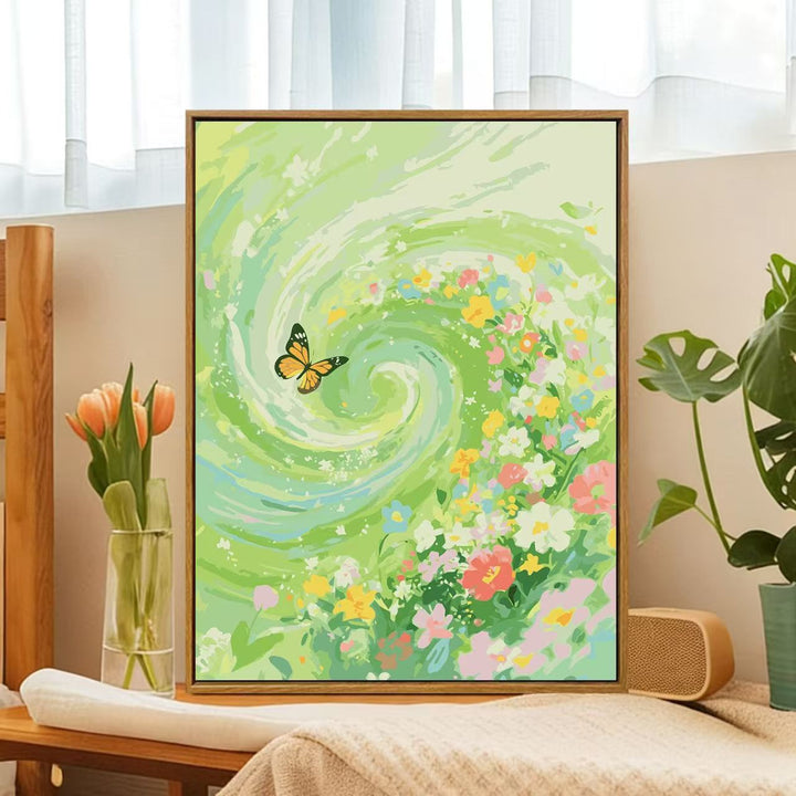Floral Whirlwind Canvas Art Stornfield