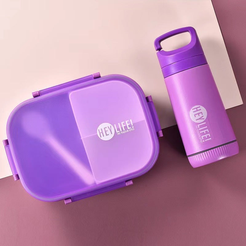 Eco-Friendly Dual-Compartment Lunch Box