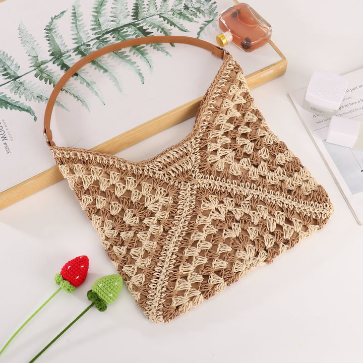 Handcrafted macrame shoulder bag with stylish design Stornfield