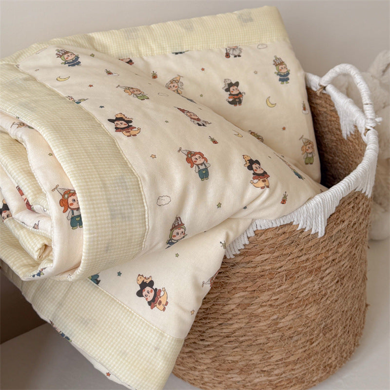 Women’s children's duvet with playful doll pattern Stornfield