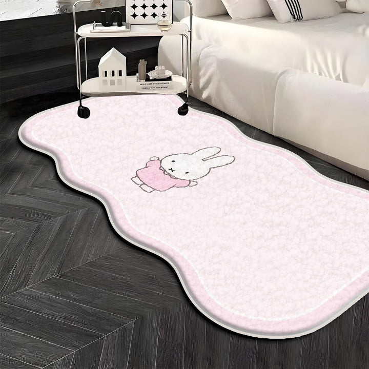 Cartoon-Themed Plush Area Rug
