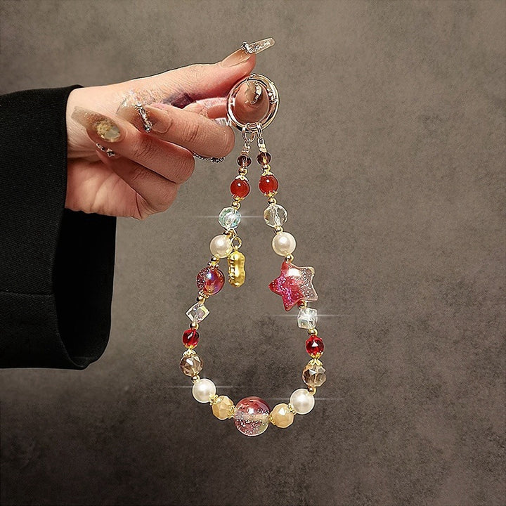 Decorative Beaded Charm Keychain Stornfield 1790135679
