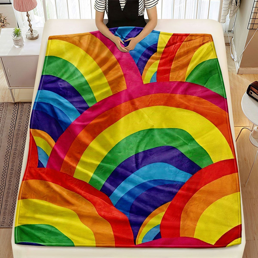 Colorful Soft Fleece Blanket
