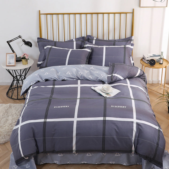 Checked Pattern Bedding Set