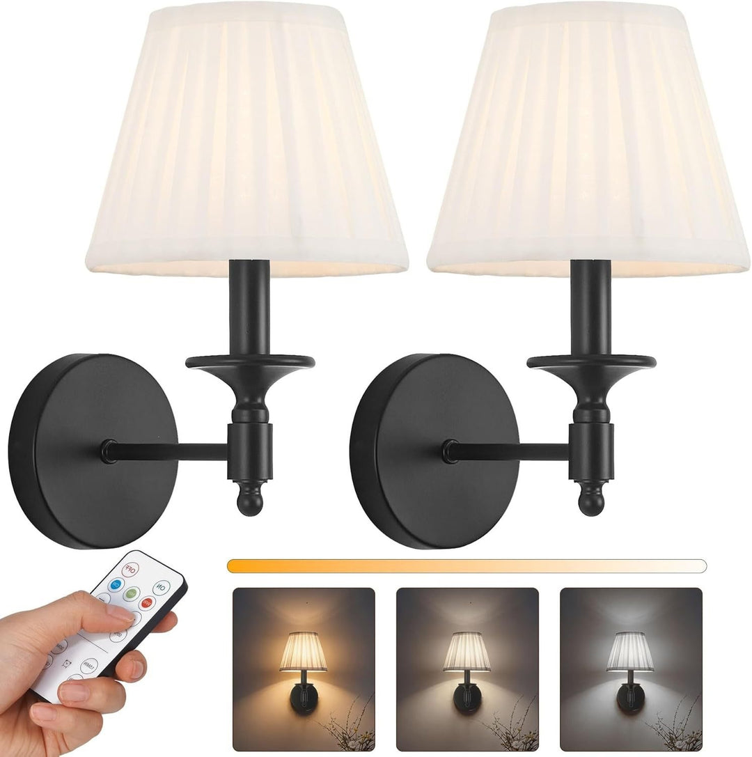 Remote-Controlled Wall Sconce