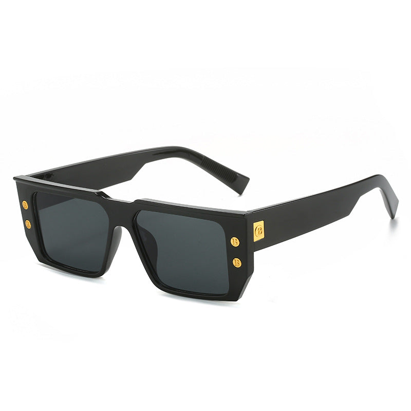 Women's fashionable clear glasses with golden accents Stornfield