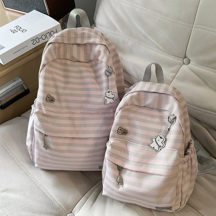 Cute Cartoon Design Striped Backpack Stornfield