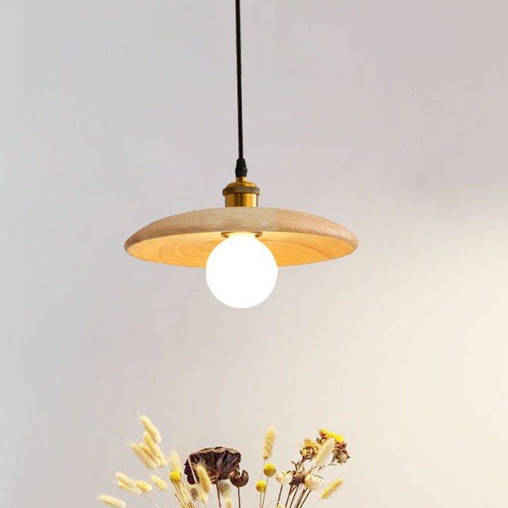 Modern Wooden Pendant Light