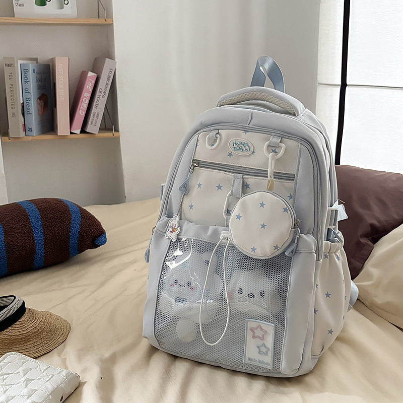Functional Star-Embellished Backpack Stornfield
