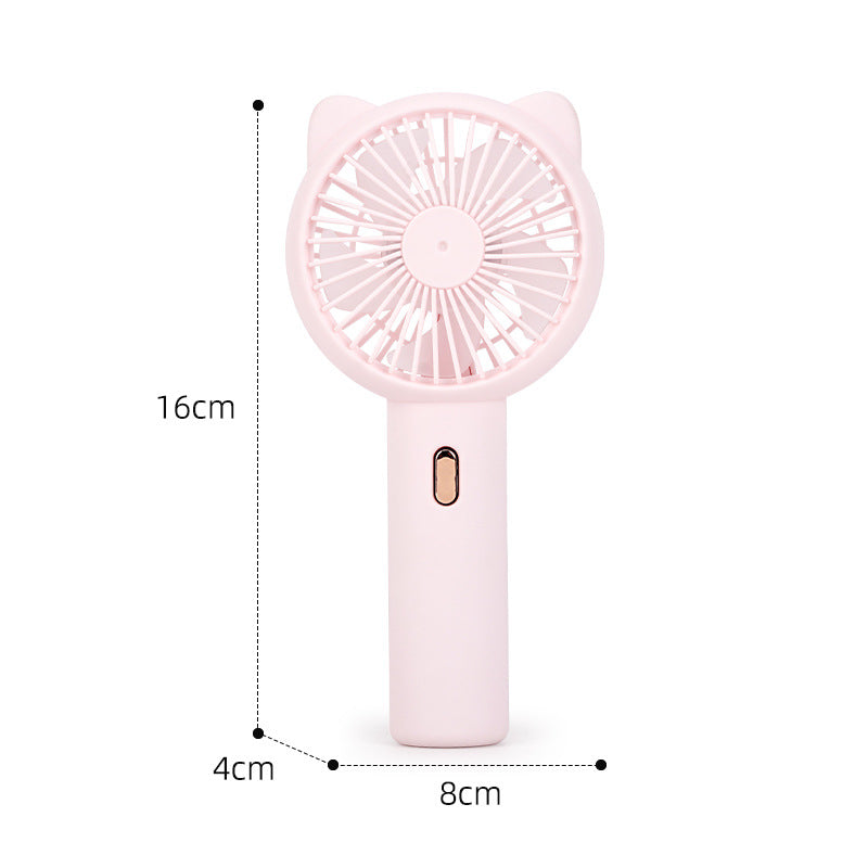 Women's Portable Hand Fan in Cat Design Stornfield