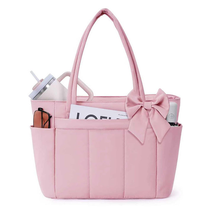 Elegant shopping bag with side pockets Stornfield