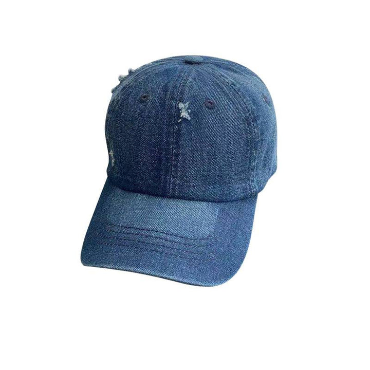 Women's Distressed Denim Baseball Cap Stornfield 1784084168
