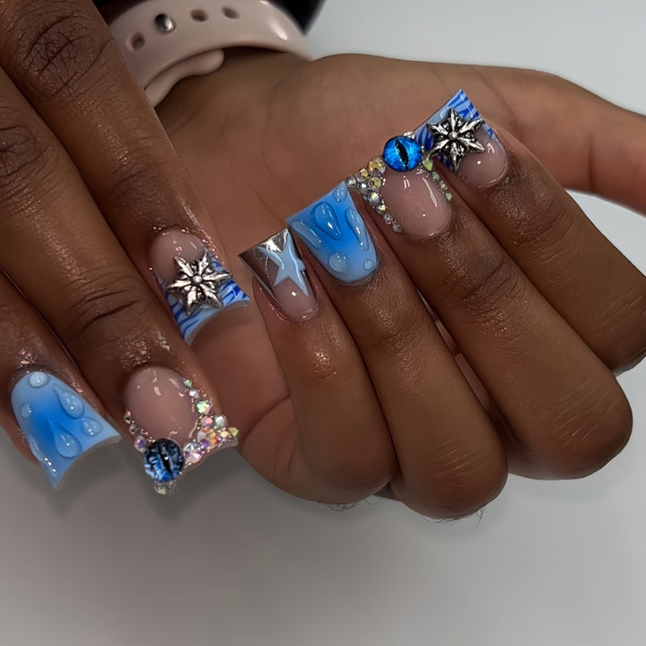 3D Artistic Gel Nail Design Stornfield