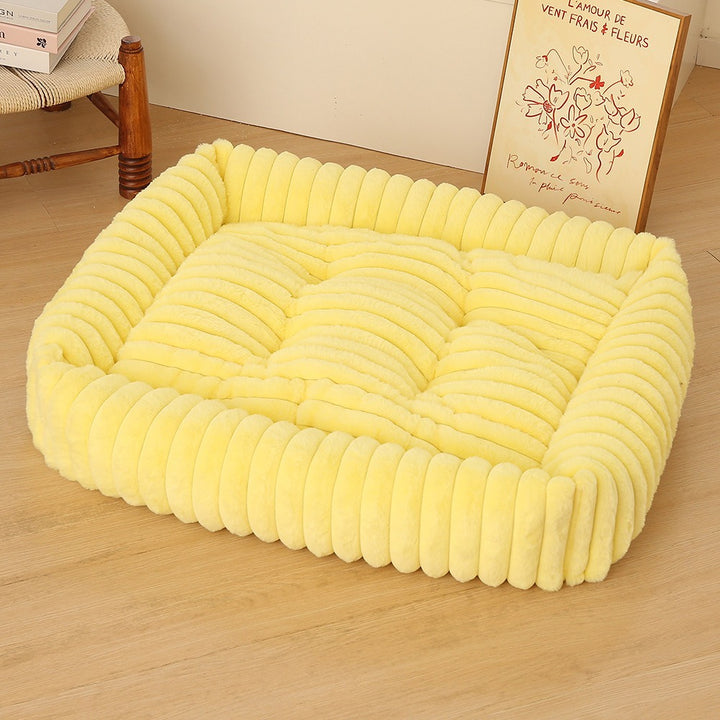 Women Plush Pet Bed with High Edge Stornfield