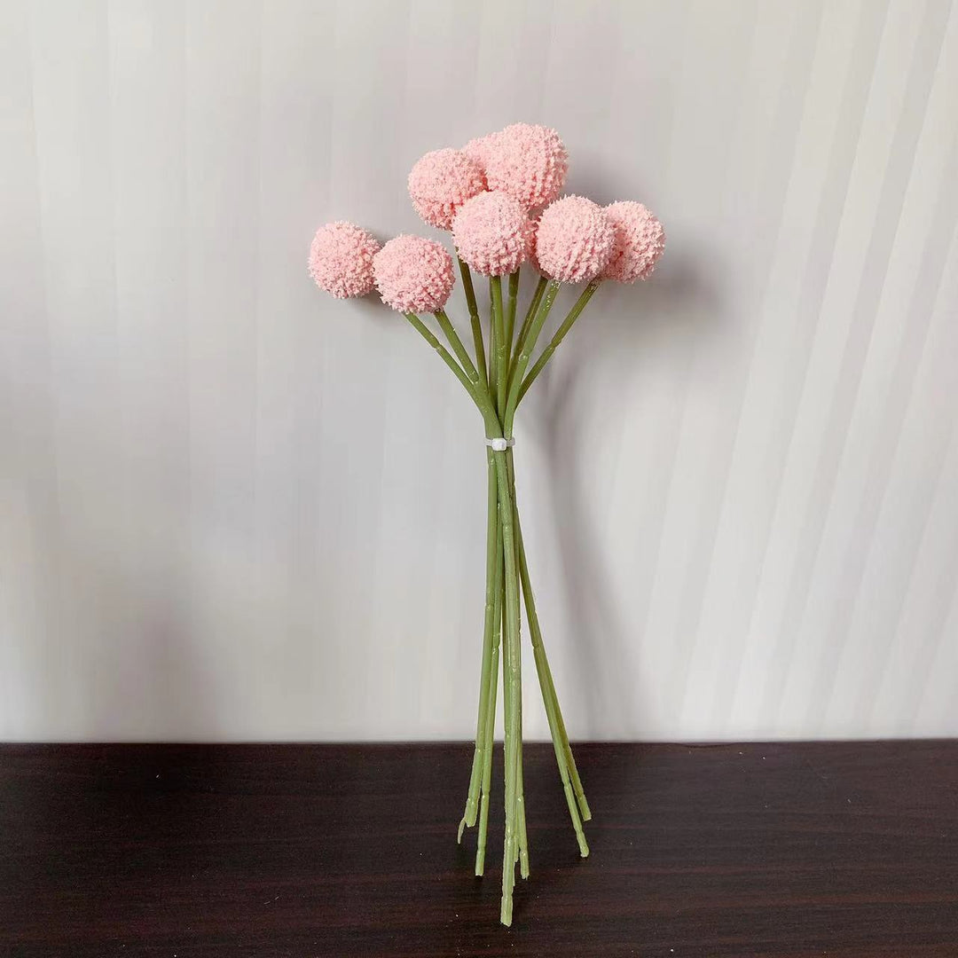 Decorative Pom-Pom Floral Bouquet
