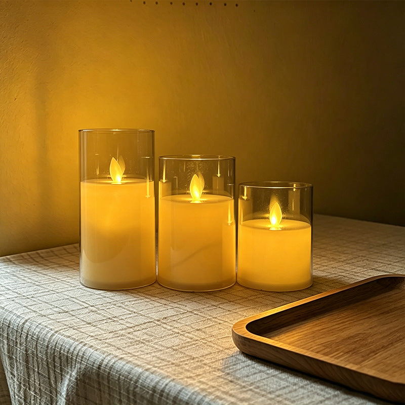 LED Scented Candle with Flame Effect Stornfield