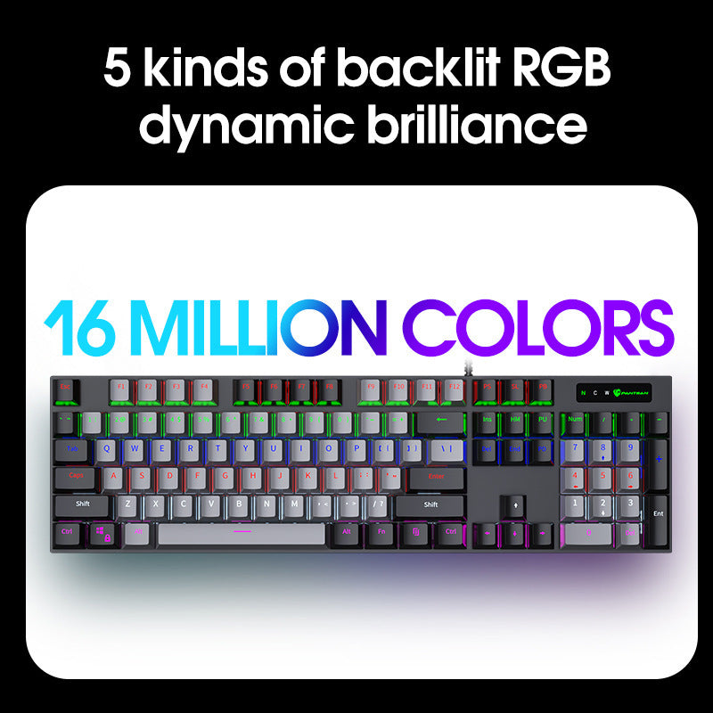 Ergonomic RGB Mechanical Gaming Keyboard Stornfield
