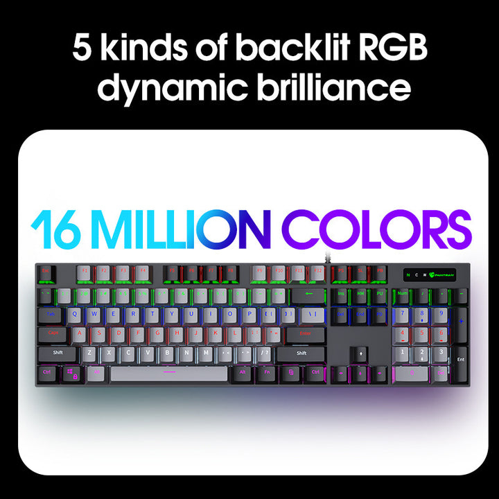 Ergonomic RGB Mechanical Gaming Keyboard Stornfield