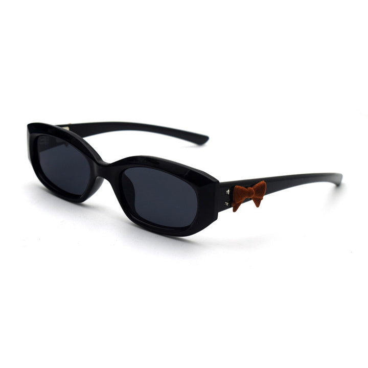 Trendy Cat-Eye Sunglasses with Adorable Teddy Bear Accent Stornfield