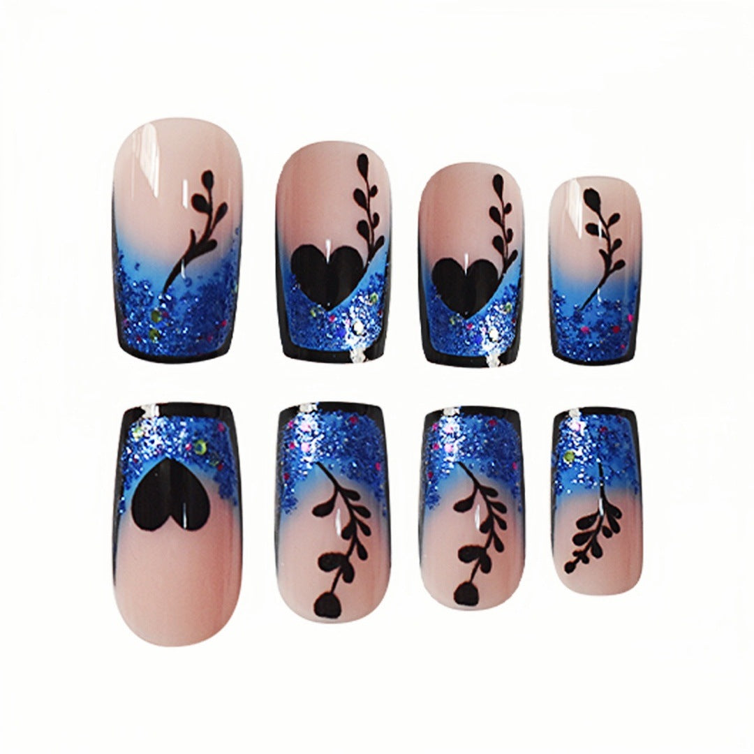 Artistic Gradient Press-On Nail Extensions Stornfield