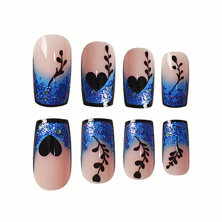 Artistic Gradient Press-On Nail Extensions Stornfield