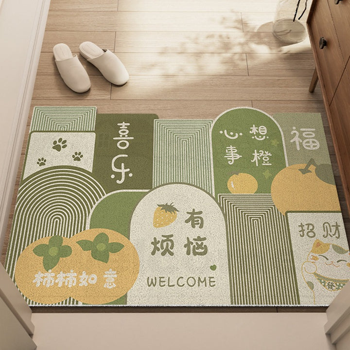 Decorative Welcome Mat with Inspirational Design