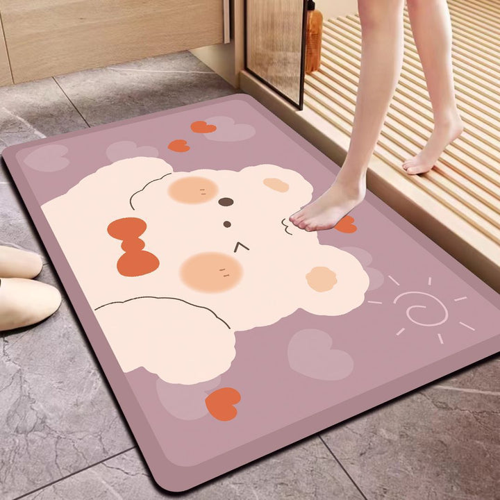Space-Themed Non-Slip Bath Mat