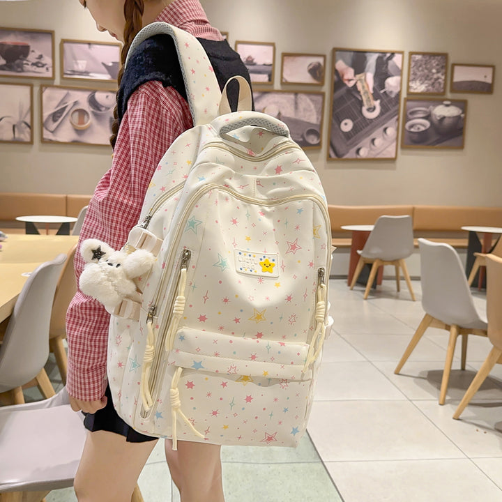 Fun Star-Printed Casual Backpack Stornfield