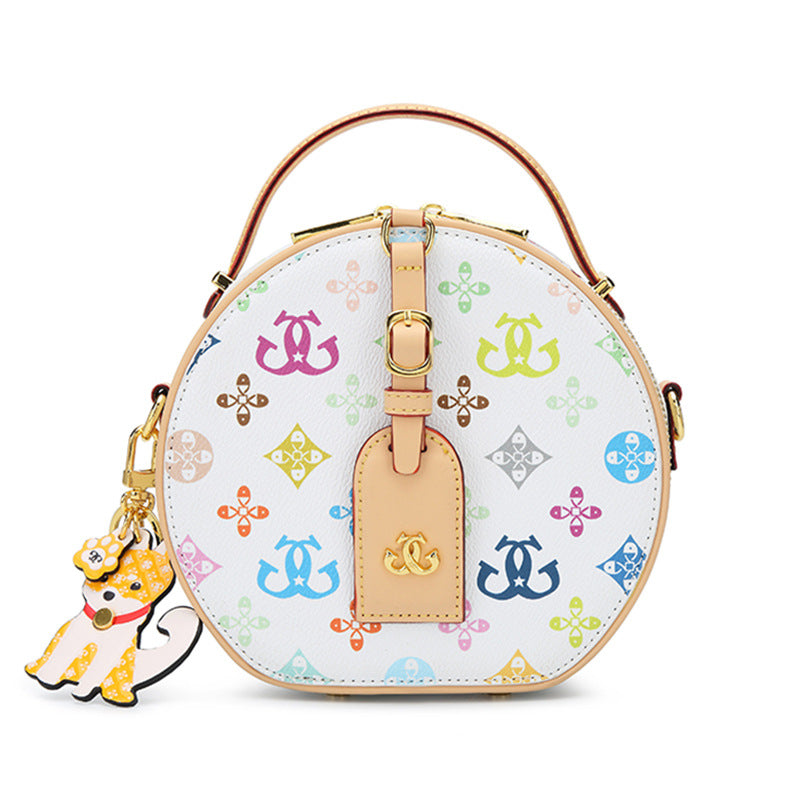 Fashionable Round Handbag