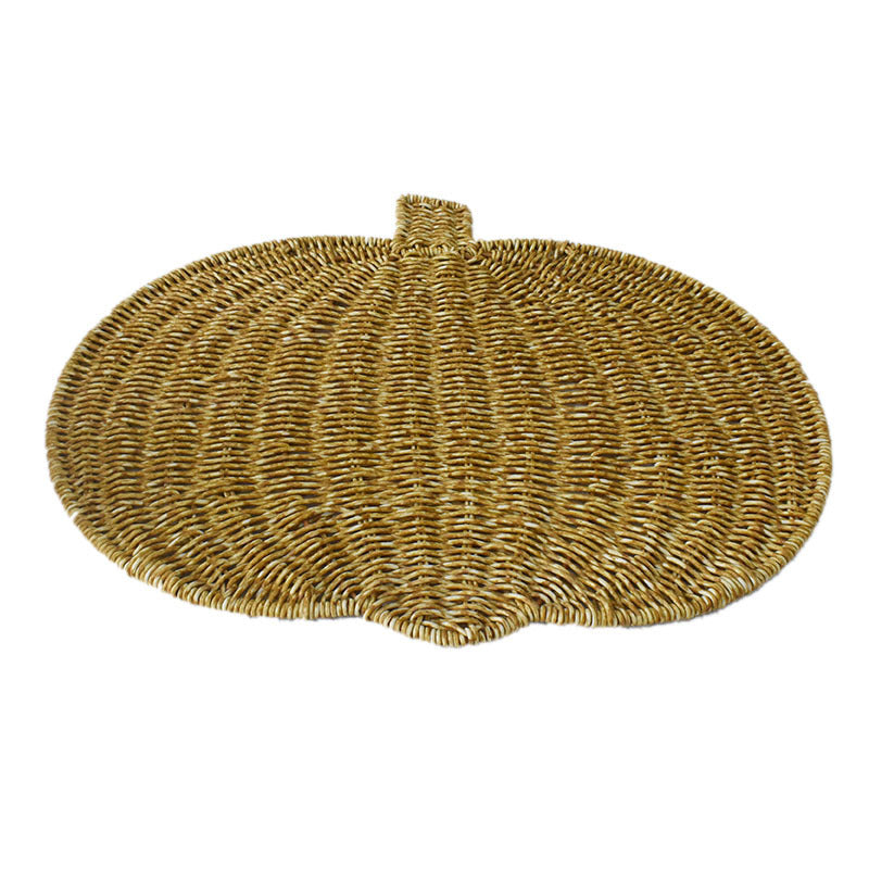 Decorative Woven Pumpkin Shaped Tray Stornfield