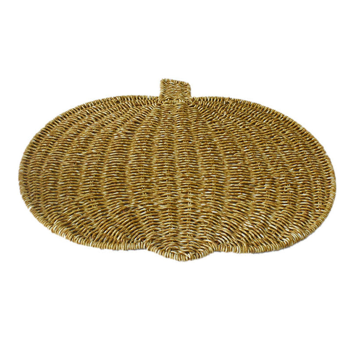 Decorative Woven Pumpkin Shaped Tray Stornfield