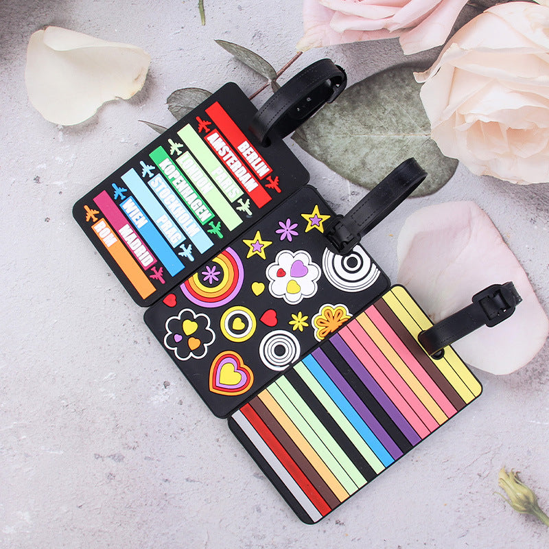 Geometric Pattern Luggage Tag Stornfield