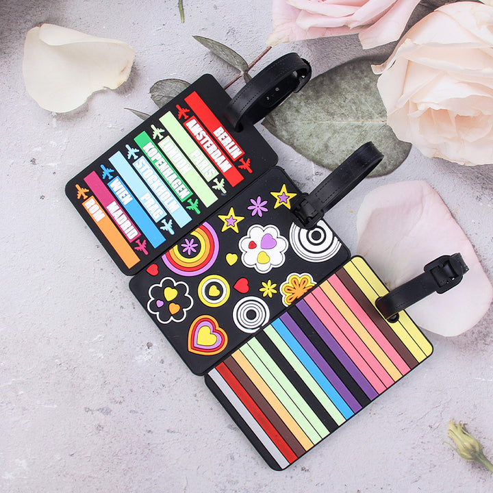 Geometric Pattern Luggage Tag Stornfield