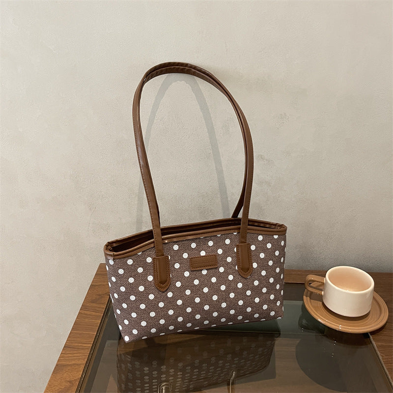 Elegant Polka Dot Tote Bag