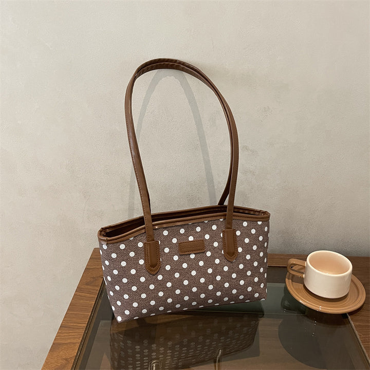 Elegant Polka Dot Tote Bag