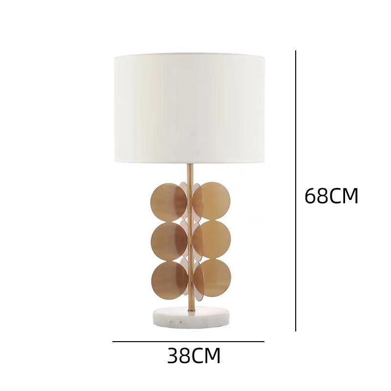 Artistic Table Lamp with Modern Geometric Design